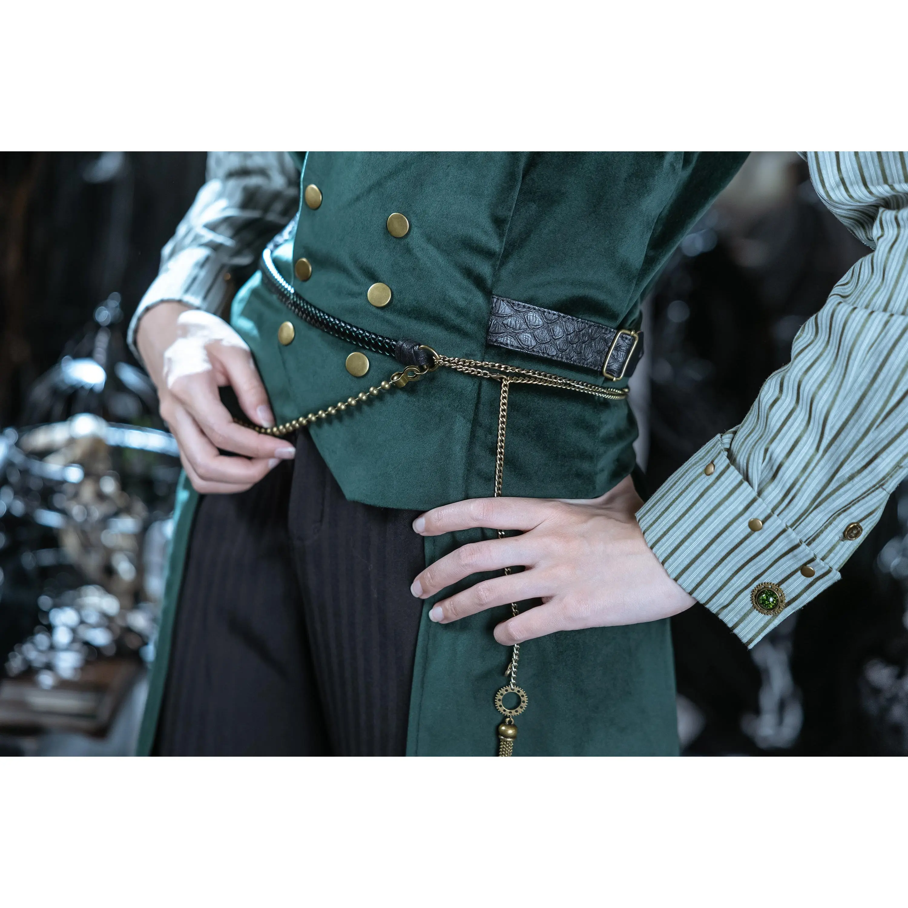 Lord of Mysteries Amon Series Handcrafted Steampunk Waist Chain