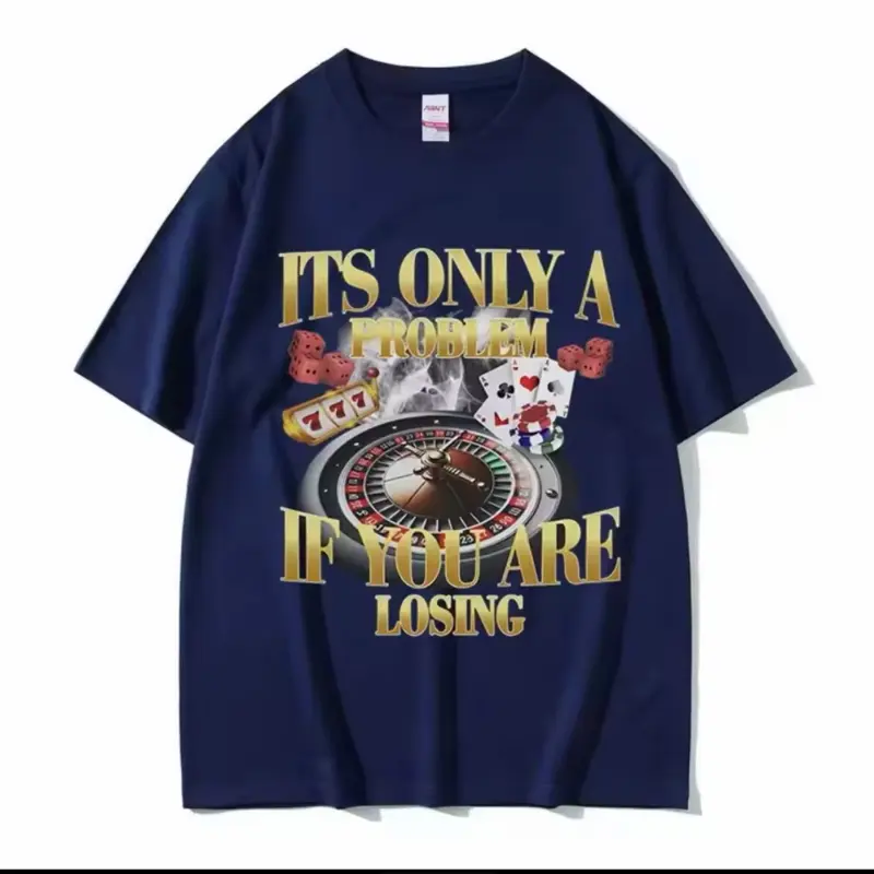 Funny Winners Never Quit Graphic T-Shirt, Casual Unisex Cotton Short-Sleeve Tee for Daily Wear
