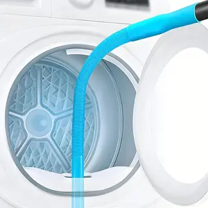 Dryer Vent Cleaning Hose, Compatible with Most Vacuums, Elastic Connector, Quick Lint Removal, Ideal for Washer Vents, Easy Maintenance