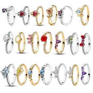 HOT Sall All Princess Ring Series Women Finger Ring For Party Jewelry