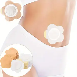 Belly Button Patches, 100pcs/set Non-woven Fabric Belly Button Patches, Body Care Products for Women, Adhesive Tape Fixation, Skincare Products, Scar Tape