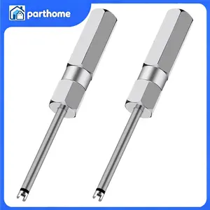 2pcs Valve Stem Core Remover Set, Tire Valve Core Tool for Schrader Valve Cores ﻿