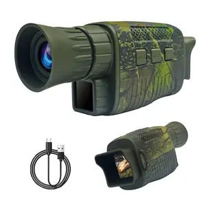 Night Vision Monocular 7x Digital Zoom Infrared Telescope 48MP Photography 4K Video Recording for Hunting Camping Wildlife Observation