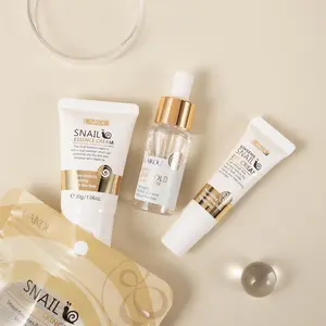 Hydrated Snail Ginseng Facial Skin Care Kit, Hydration Care Set, 1 Set Including Facial Cleanser & Eye Cream & Serum for Improve Skin Elasticity, Hydrating, Moisturizing Skin Care Kit