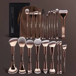 Maange 21-Piece Professional Makeup Brush Set with Storage Bag, Cosmetic Brushes, Includes Foundation, Blush, Powder, Eyeshadow, Mascara Brushes, Perfect Gift for Women, Makeup Brush Kit