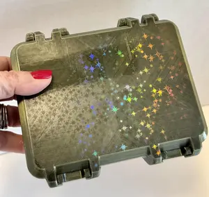 Ultimate Holographic Vial Case for Peptides, GLP, HRT/TRT — Travel + Fridge Ready - Vial Caps Included! Durable  medication storage box