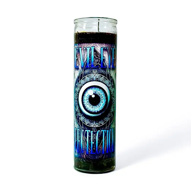 Evil Eye Protection Candle for Spiritual Energy Protection & Negative Influence Shielding