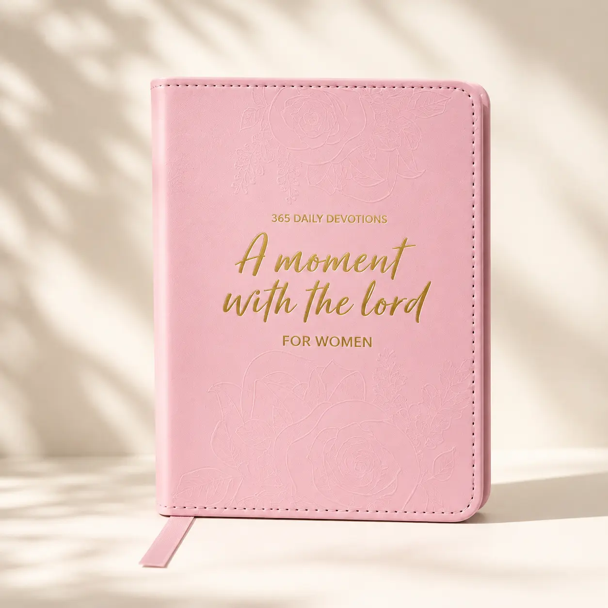 Women’s 365-Day Devotional Journal - 1 Minute with God, Full-Color Prayer & Bible Study Book, Embossed Faux Leather Hardcover, Inspirational Christian Gift for Her (Birthday, Christmas)
