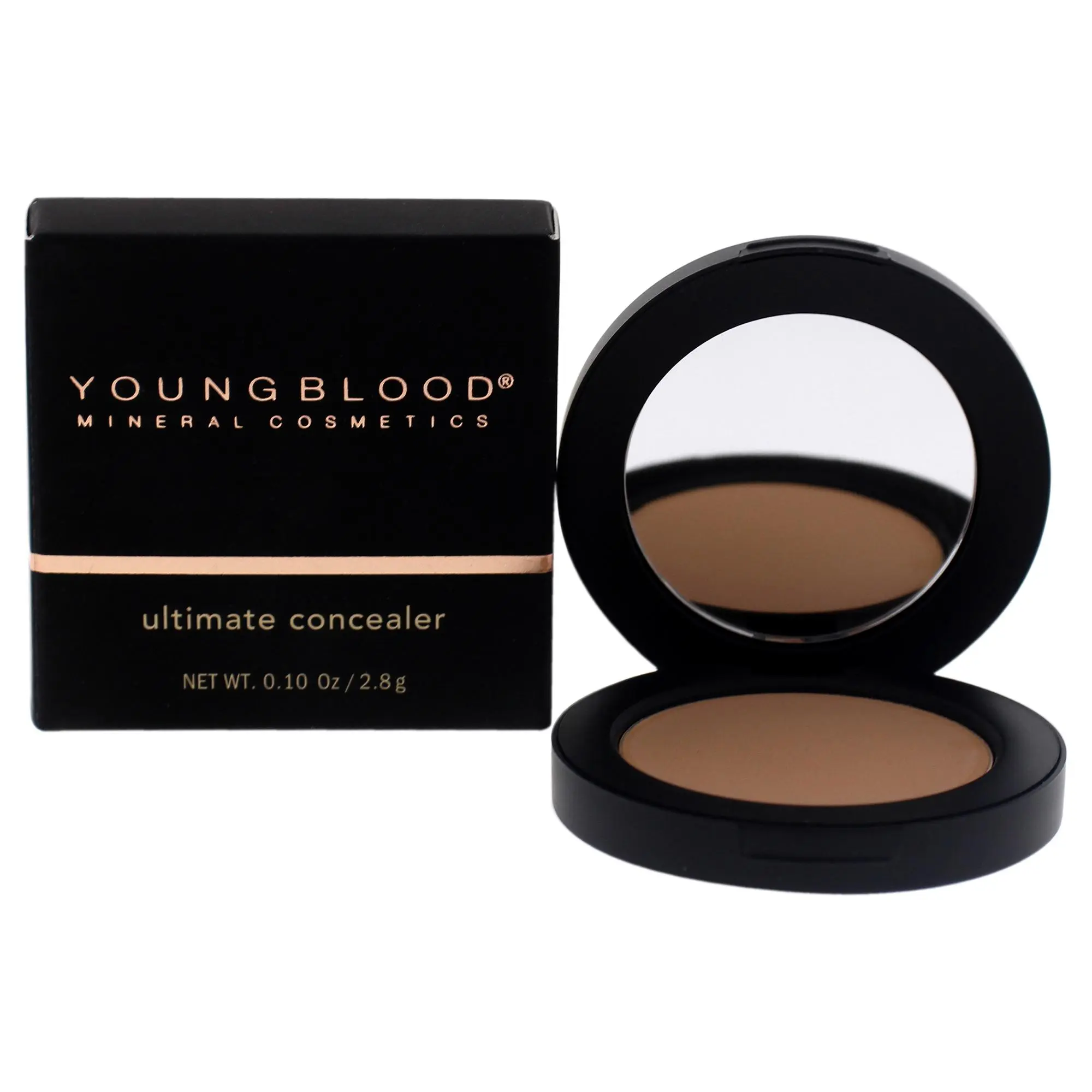 Youngblood Women's Ultimate Concealer Compact Cosmetic - Fair, 0.10oz (2.8g), Natural Finish, Precise Apply