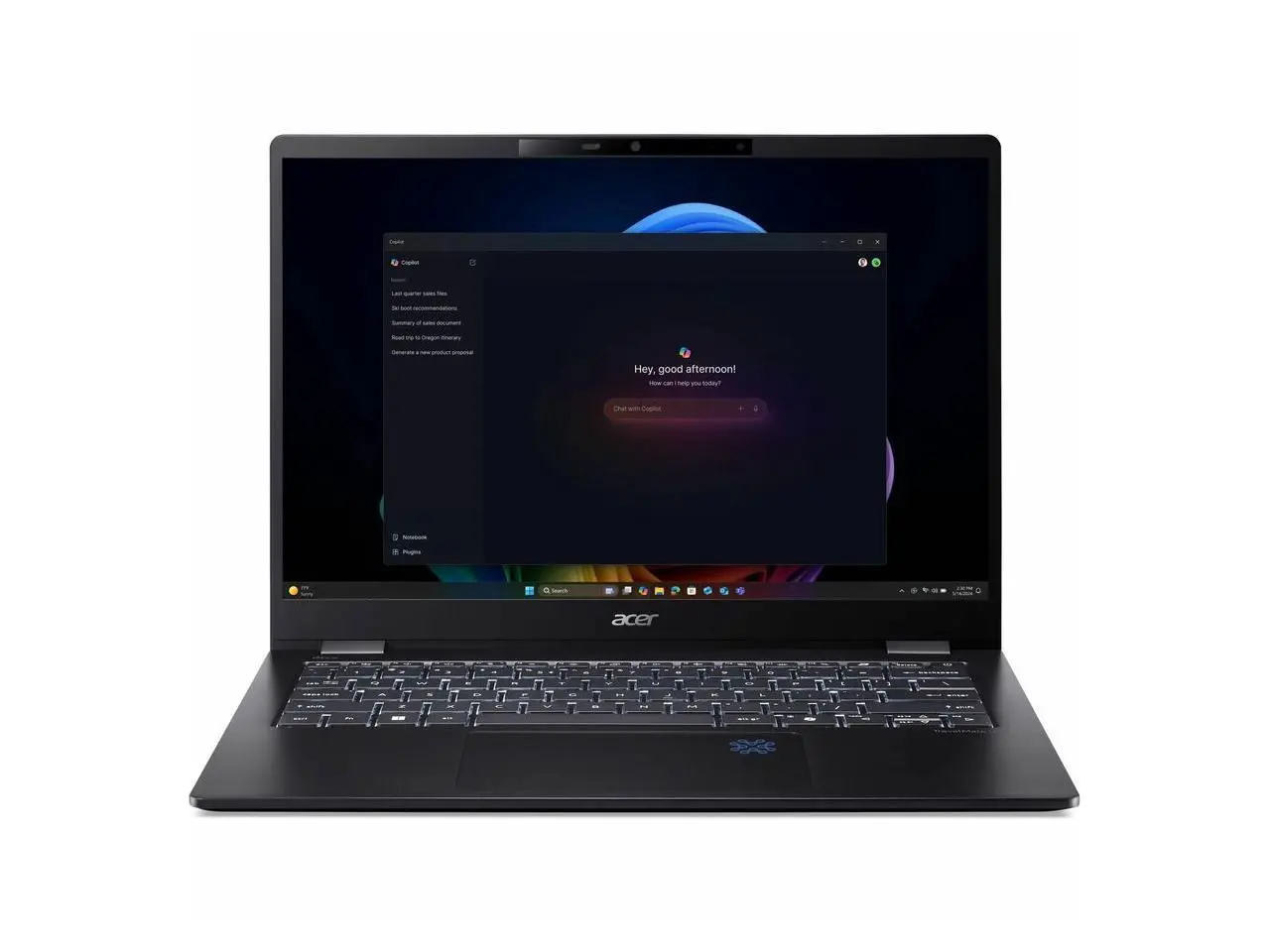 Acer TravelMate P6 14 AI TMP614-54 TMP614-54-783T 14" Copilot+ PC Notebook - WQXGA+ - Intel Core Ultra 7 268V - 32 GB - 1 TB SSD - Windows 11 Pro - Webcam - Wi-Fi 7 - NX.BL9AA.003