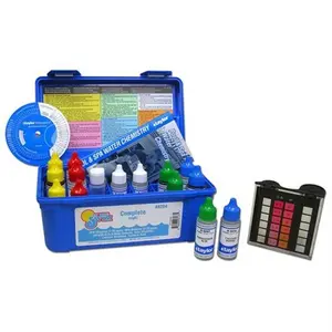 Taylor Technologies K2005 Complete High-Range Pool & Spa Water Test Kit, 75oz, Fast Reading, Heavy-Duty (Aquatic Fitness Water Testing Equipment)