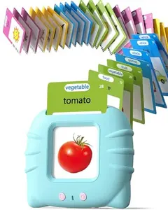 Stress Relief Toys Airbition Talking Flash Cards for Toddlers 1 2 3 4 Year Olds, Montessori Language Learning Toys with 224 Words, Pocket Speech Therapy Toys, and Speech Development Educational Playthings for Children