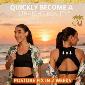 【Postural correction】 Women’s Wireless Back Support Bra, Full-Coverage Sculpting Design for Daily Wear, Yoga, Gym Training and All-Day Comfort Activewear