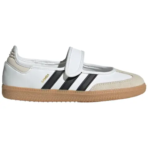 Adidas Samba Jane White Black Gum JR7436 Youth Fashion Shoes New