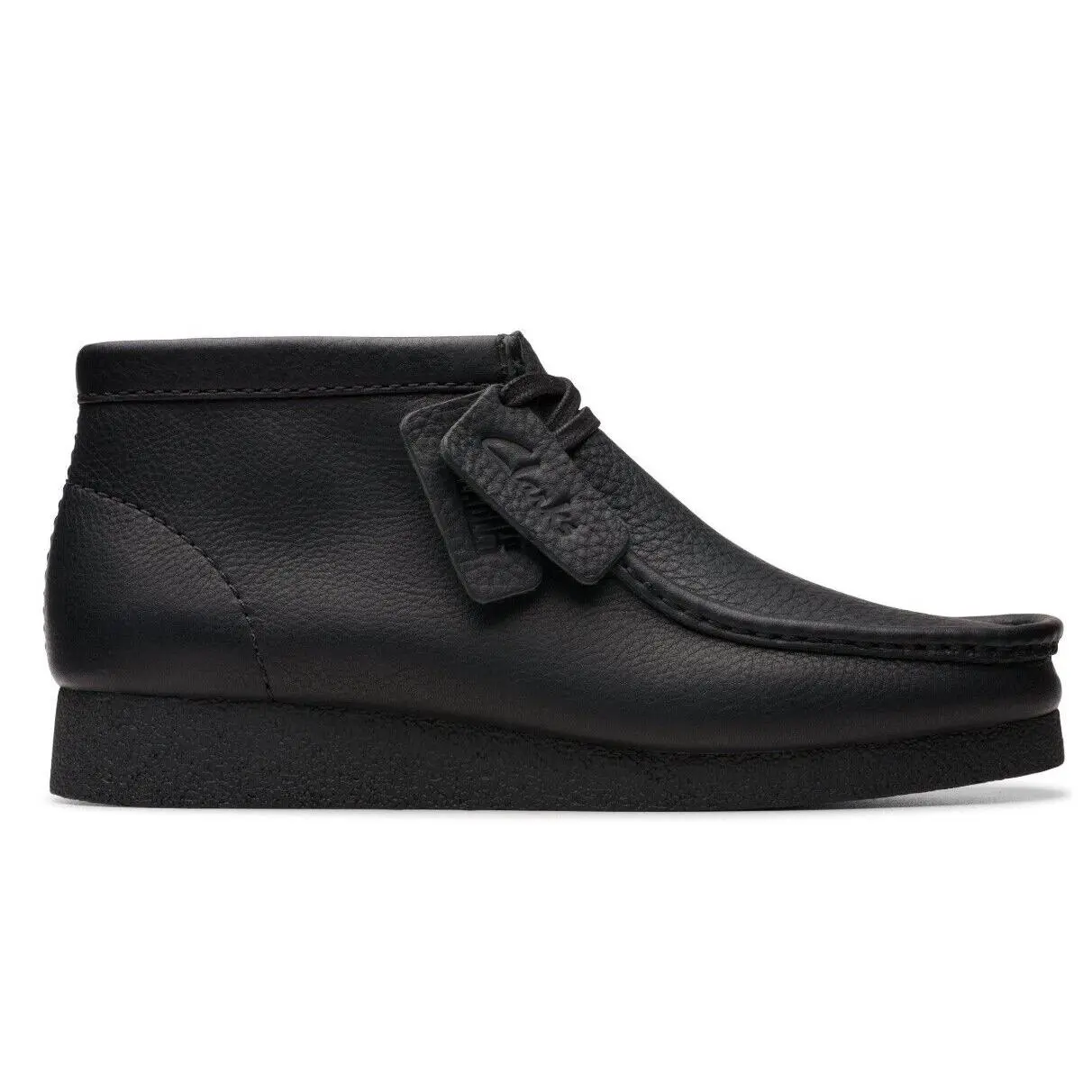 Clarks Wallabee Evo Bt - 26179710 - Black Leather Clarks Wallabee Evo Bt - 26179710 - Black Leather