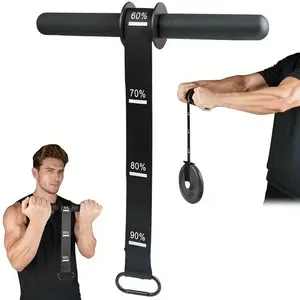 Iron Grip Twist Bar - 220 lb Heavy-Duty Strap for Instant Wrist Workout & Forearm Strength Training designed for your At Home Gym. Get ready for a forearm pump!