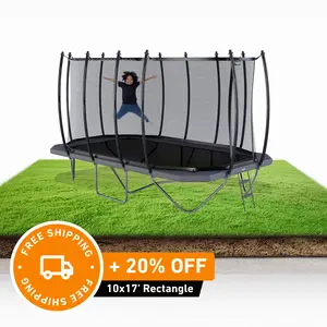 10x17' Rectangle Trampoline Pro-Line Avyna Above Ground with Enclosure