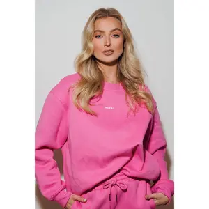 Oversized Pink Crew Neck | Cozy, Relaxed, Everyday Wear