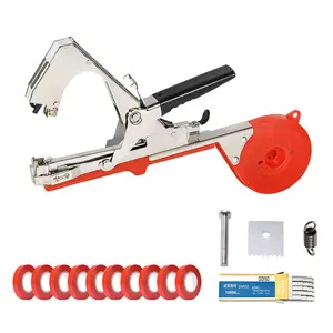 Red Bunching MachineGrapeTomatoCucumberBunching GunBunching GunOrchardGardenBunching Tools plants trapping machine tape tool