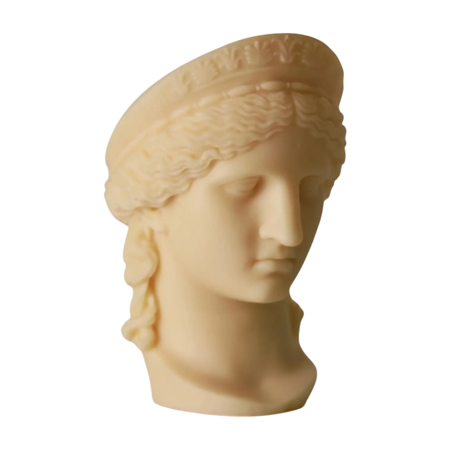 Hera Greek Goddess Bust Statue Candle