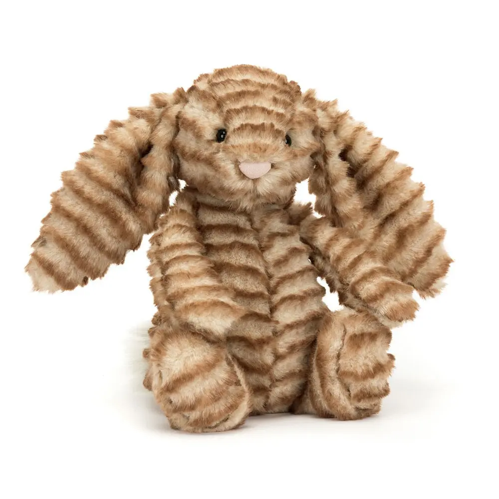 Jellycat Bashful Luxe Bunny Juniper – Ultra Soft Plush Bunny Stuffed Animal, Luxury Rabbit Plush, Cute Nursery Decor, Baby Shower Gift & Jellycat Collector Gift, Keychains
