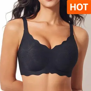 Women's Seamless Bras Wireless Push Up Soft Bras No Underwire Supportive Bra Breathable Comfort Sleep Bralettes