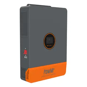 PowMr 10KW Split Phase 48V to 120/240V AC Solar Inverter with 200A MPPT Charge Controller for 48V Batteries Supports Up to 6 Units Parallel Operation