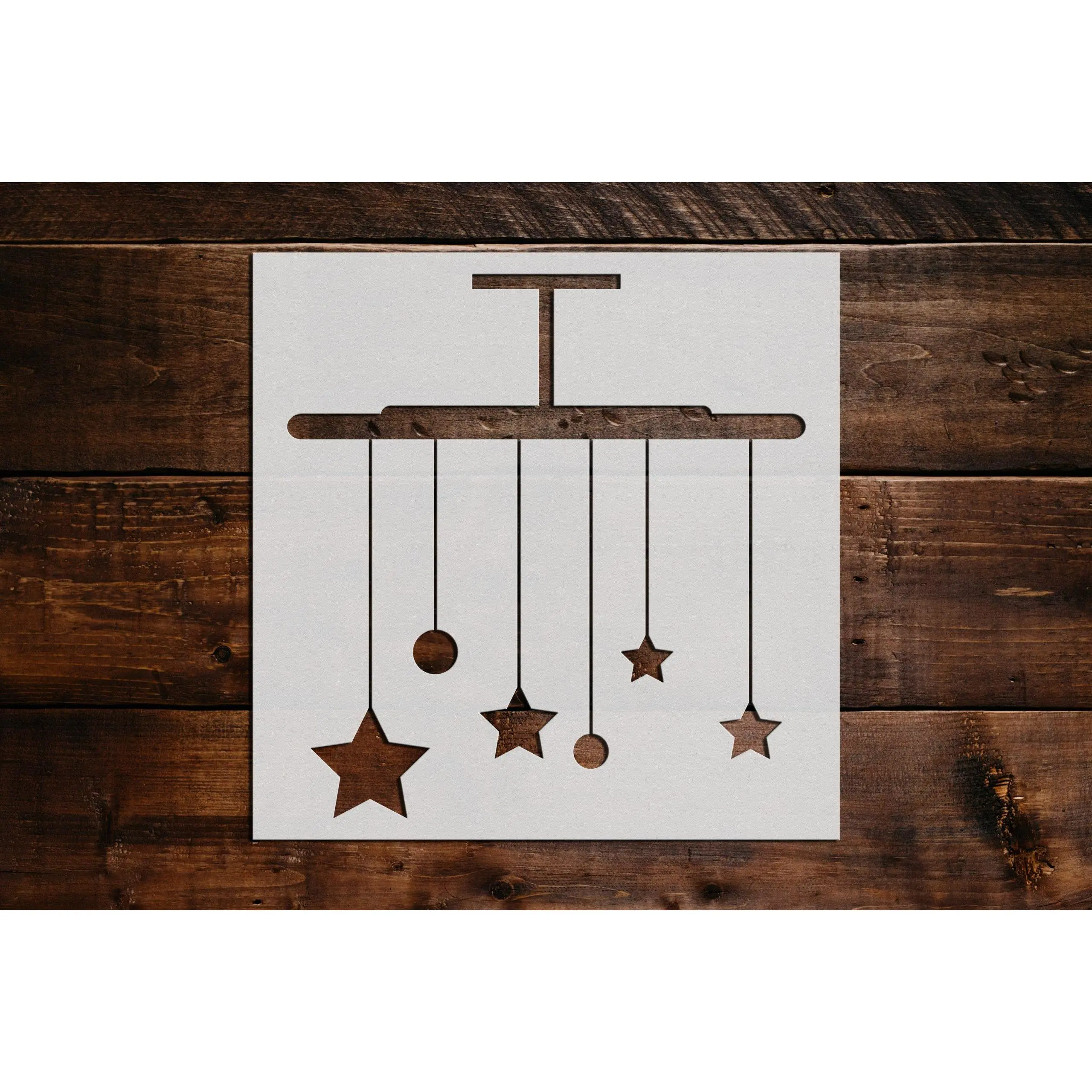 Baby Mobile Stencil - Art and Wall Stencil