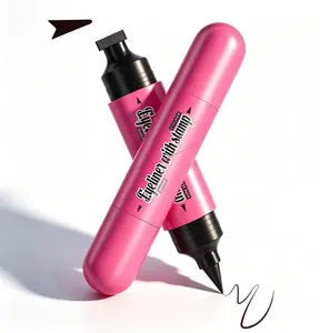 Upgraded Rotating Eyeliner Stamp Pen-Dual-EndecWing Stamp & Eyeliner, Quick-Dry,Smudge-Proof,Easy Cat Eye Makeup for Beginners