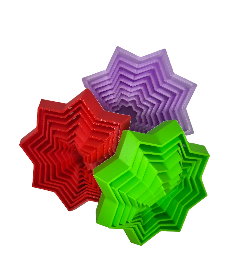 StarCore Fun Triangle Fidget Star - Durable Design for Stress Relief and Relaxation, BPA Free, Unisex, 8 - 10 Years
