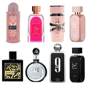 Now Pink + Hayaati Exotic + Yara + Hayaati Florence + Qaed Al Fursan + Fakhar Lattafa Silver + 9pm Black + Hayaati Men--- 8 piece bundle Fragrances Perfumes Floral Sweet Perfume