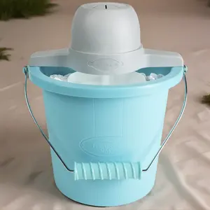 4-Quart Electric Ice Cream Maker with Easy-Carry Handle