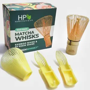 Matcha Bamboo Whisk and PP Resin Whisk
