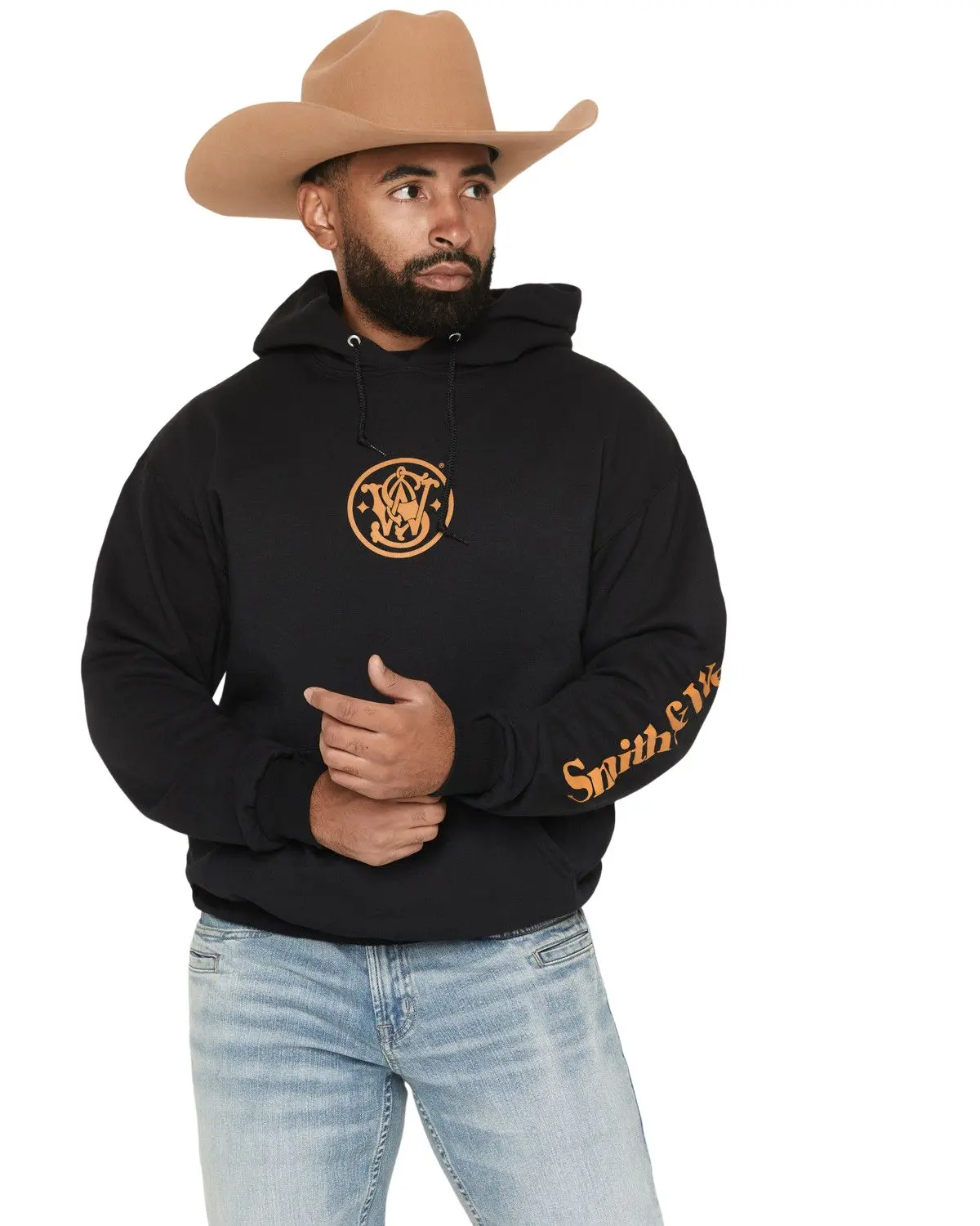Smith Men's And Wesson Men'S Logo Graphic Hooded Sweatshirt - A4174-03