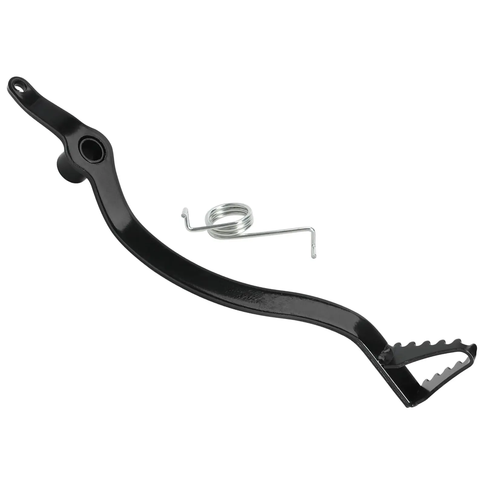 SUISUITONG Motorcycle Brake Lever Rear Foot Brake Pedal with Spring Braking System for CRF50 XR50 Pit Dirt Bike Offroad Mobility Enduro