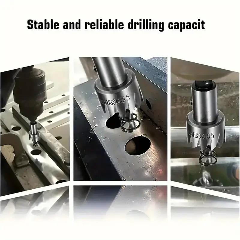 Specialized high‑speed steel drill bit for metal stainless steel; round hole opener/hole expander for iron sheet and aluminum alloy; drilling tool
