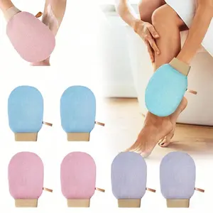 Deep Exfoliating Gloves, Smooth & Shiny Skin, Bath Cleaning Scrub Glove, Exfoliating Mitt, Gentle Effective Body Exfoliation Sponge, Unisex, Bathroom Decor