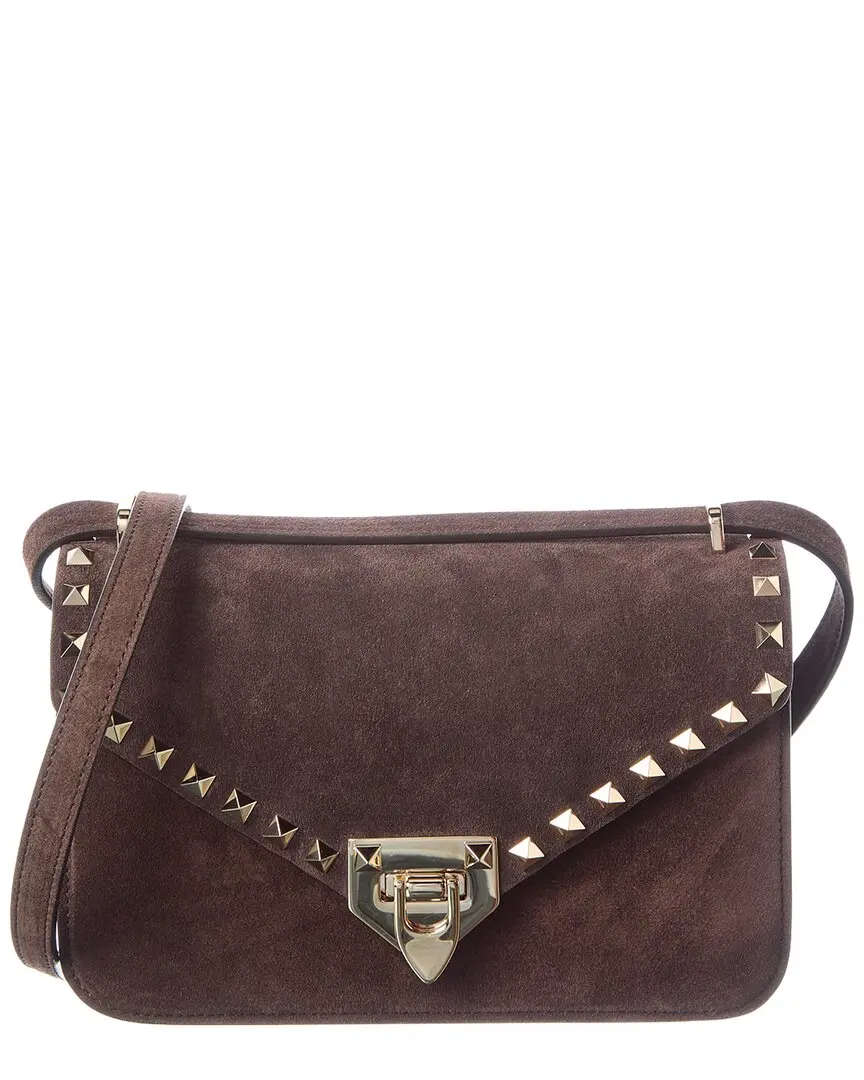 Valentino Rockstud Small Suede Shoulder Bag