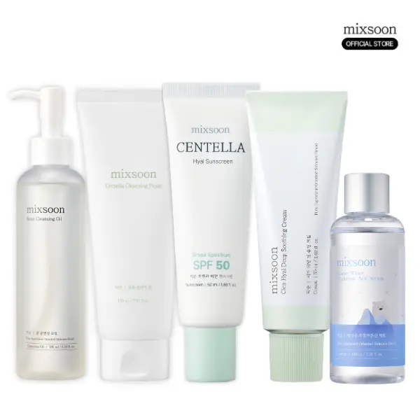 [LIVE Exclusive] Weightless Summer Set — Fresh, Non-Sticky Summer Care — Gentle Double Cleanse, Cooling Hydration & Fast-Absorbing SPF