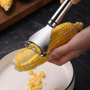 2/5/8Pcs Stainless Steel Corn Peeler Rustproof Corn Shucker Easy Kernel Remover