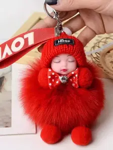 Cute doll bag hanging keychain, suitable for daily wear, vacation and dating occasions, and also a surprising and exquisite small gift Keychain Pendant