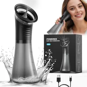 E80 Upgraded 2-in-1 Ear Wax Removal Kit with Waste Tank, Rechargeable Water Spray, 4 Pressure Settings - Safe & Effective Ear Canal Irrigation System for Earwax Removal, Ear Canal Cleaner, Earwax Remover, Ear Cleaning Water Machine