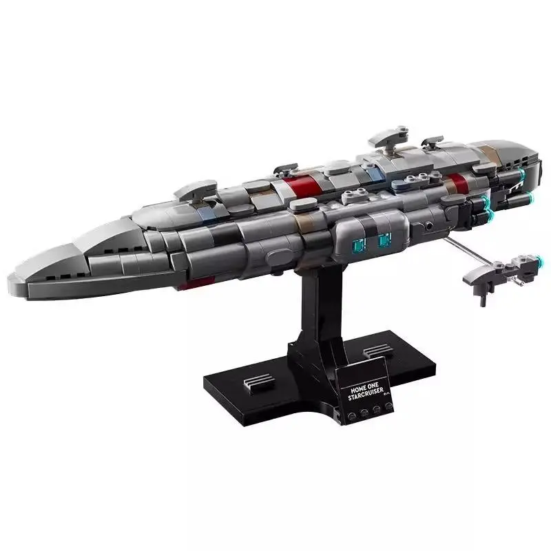 Home One Starship Model Building Blocks, Stem Building Blocks, Building Kit, 960-Piece Space Battle Fleet Set, Creative Desktop Decoration, Perfect Birthday Gift for Kids and Adults