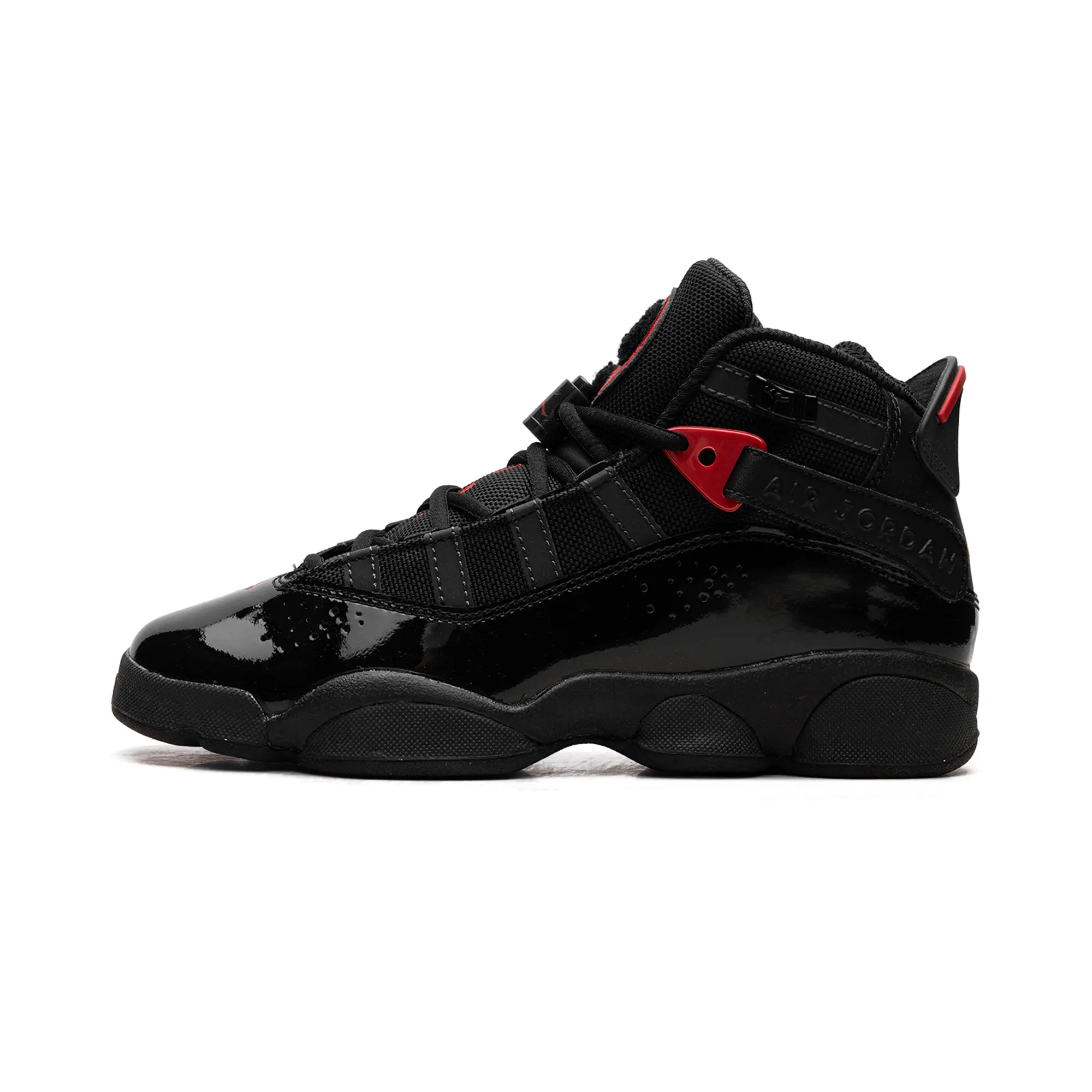 Jordan 6 Rings GS "Black Varsity Red" 323419 026