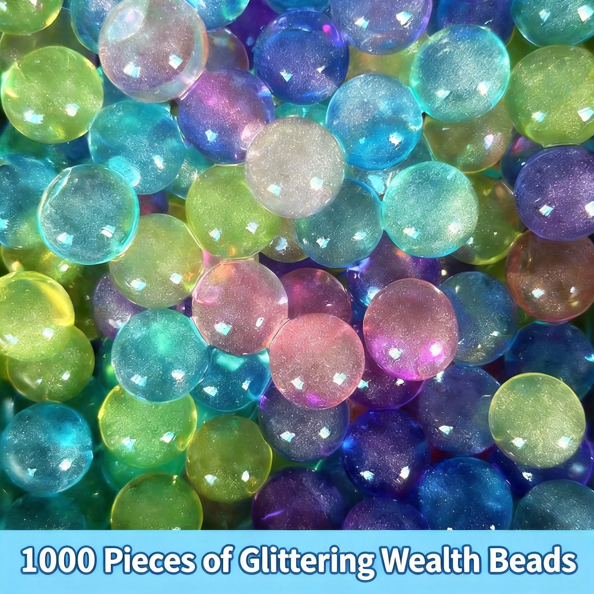 1000 sparkling beads