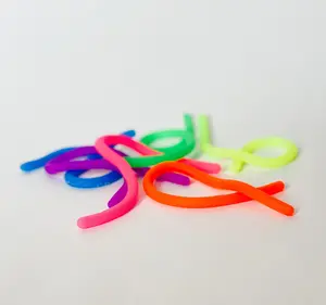 Stretchy Noodles- Rainbow Fidget Toy to Stretch and Pull