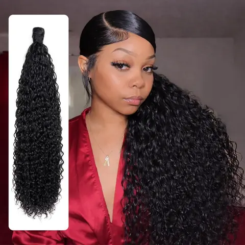 [Fall Pick] Wiggins Hair Ponytail Extension Human Hair 250% Density Ponytail Extension #FallDealsForYou