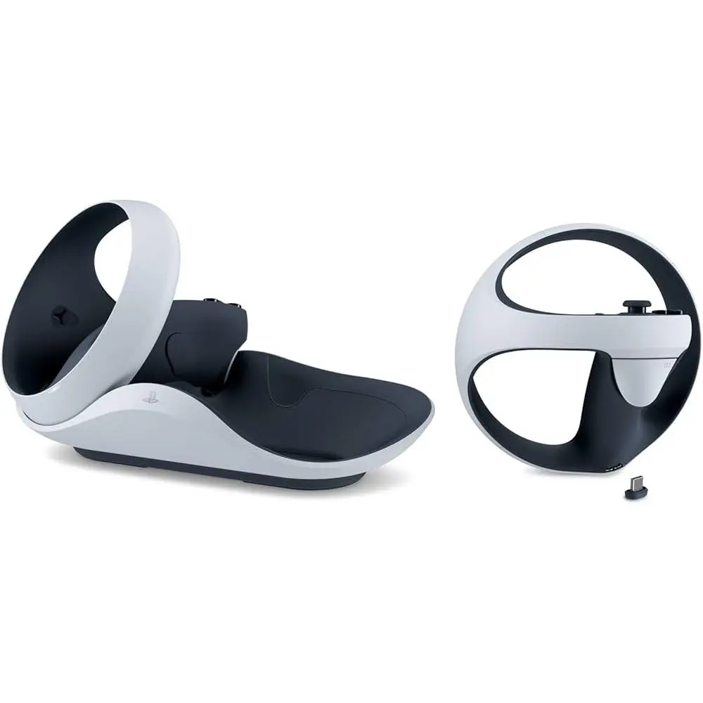 VR2 Sense Charging Station  - Playstation VR2 Sense Controller Charging Station w/ Power Supply & 2 Charge Adapters - CFI-ZSS1