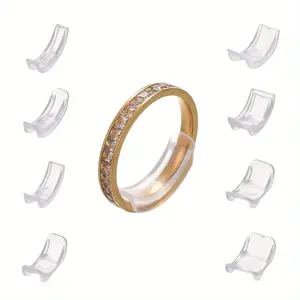 8pcs Invisible Ring Size Adjusters - Perfectly Fit Any Ring Size!