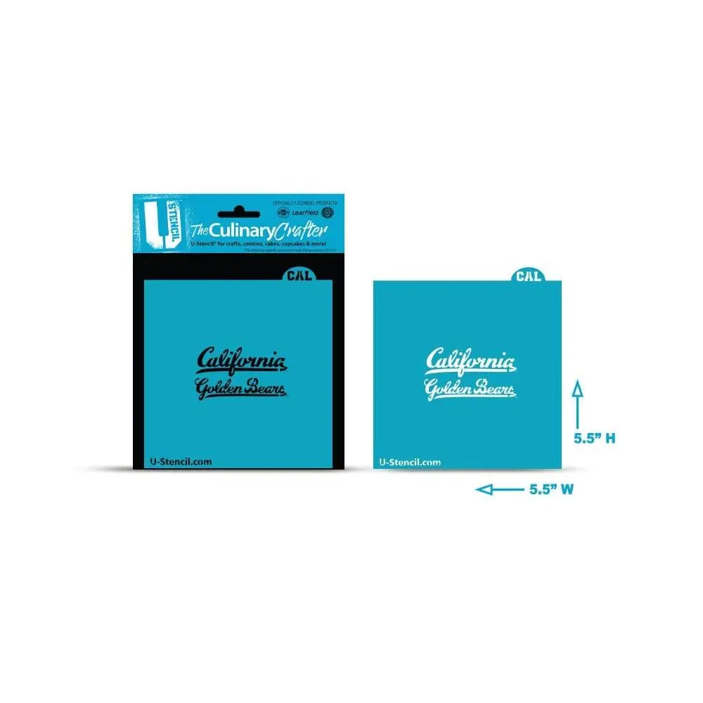 College Stencil - UC Berkeley Golden Bear Script